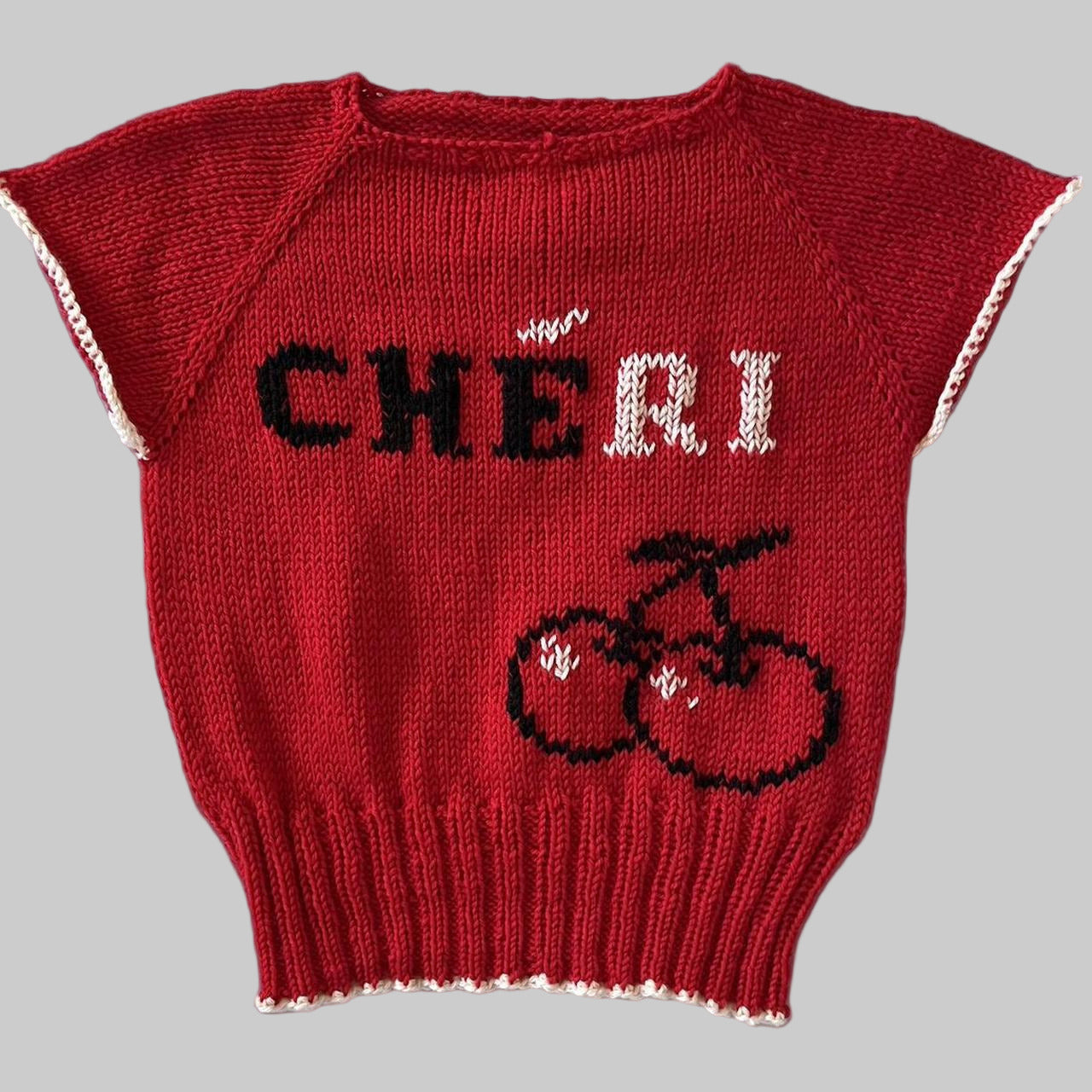 RED CHERRY TOP(lauren maro)