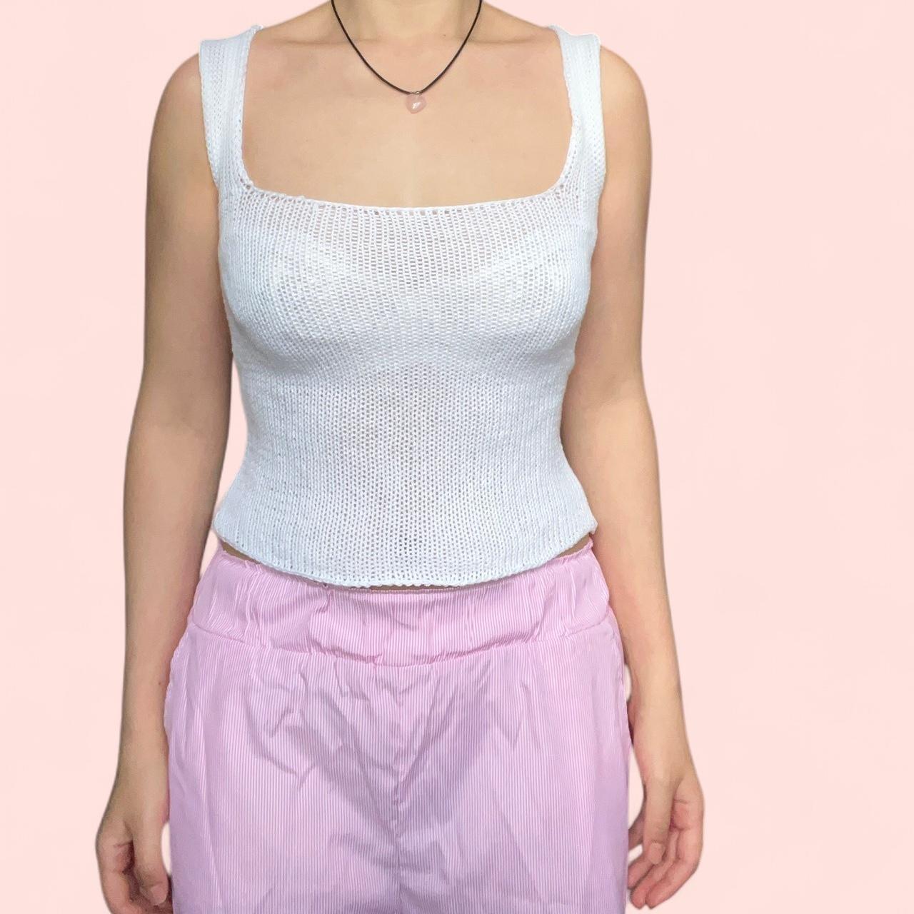 BASICS-WHITE TANK TOP