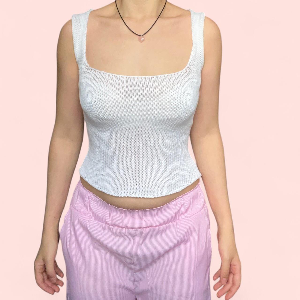 BASICS-WHITE TANK TOP