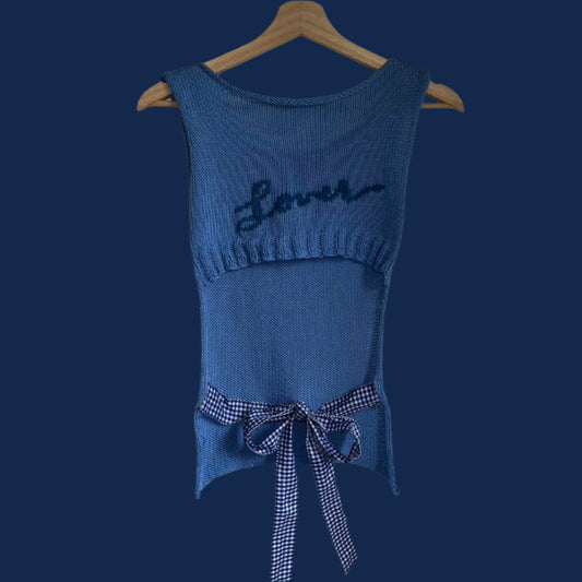 BLUE LOVER TOP