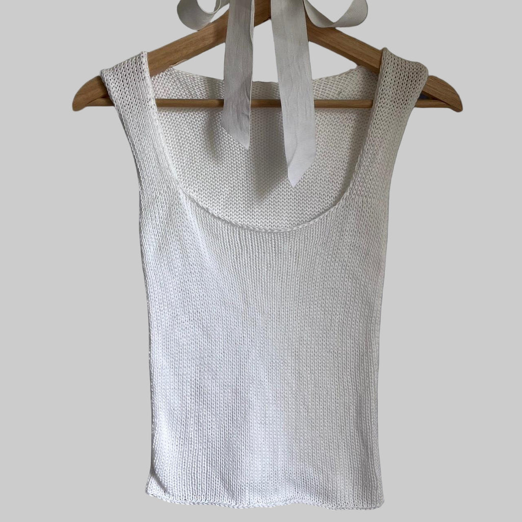 BASICS-WHITE TANK TOP