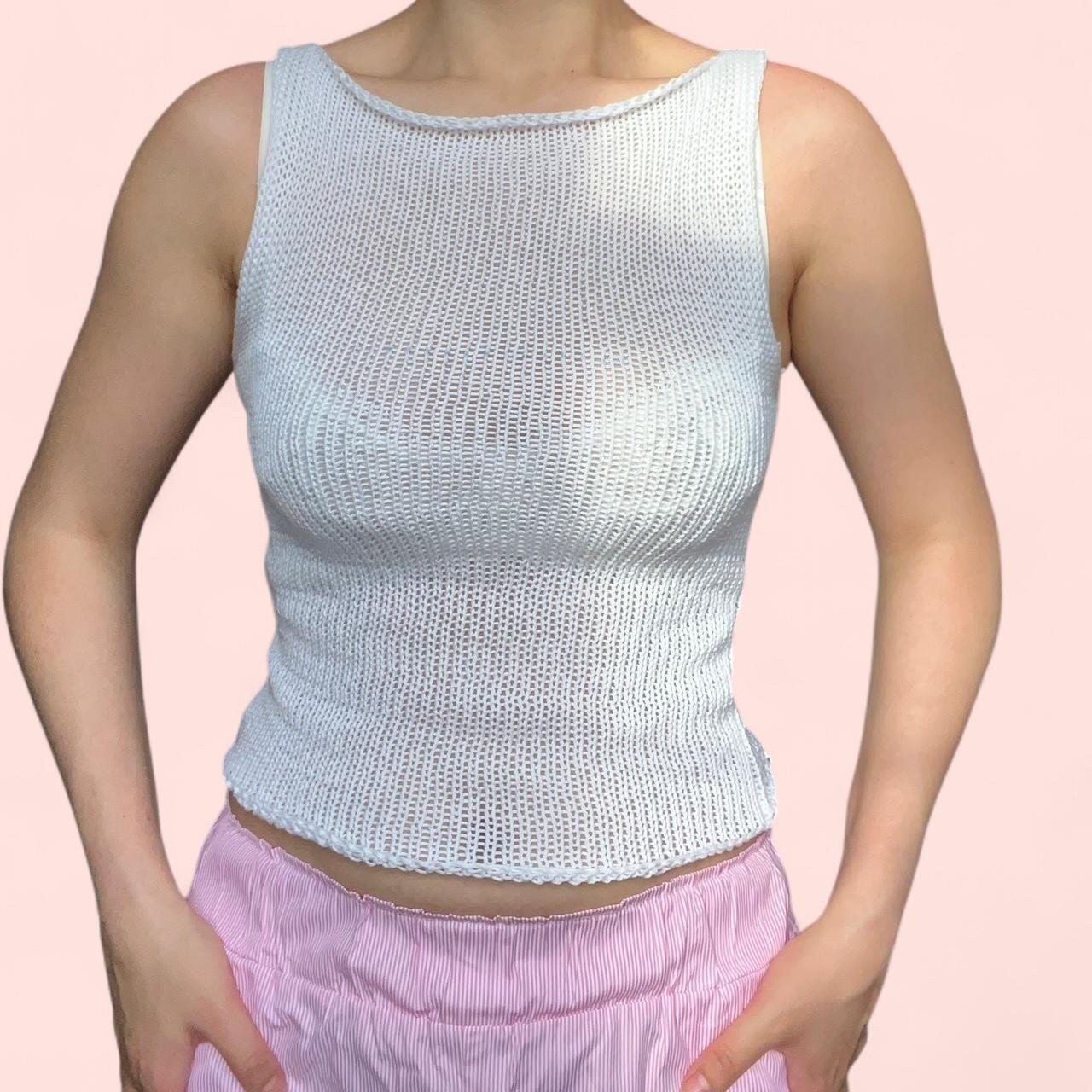 BASICS-WHITE TANK TOP