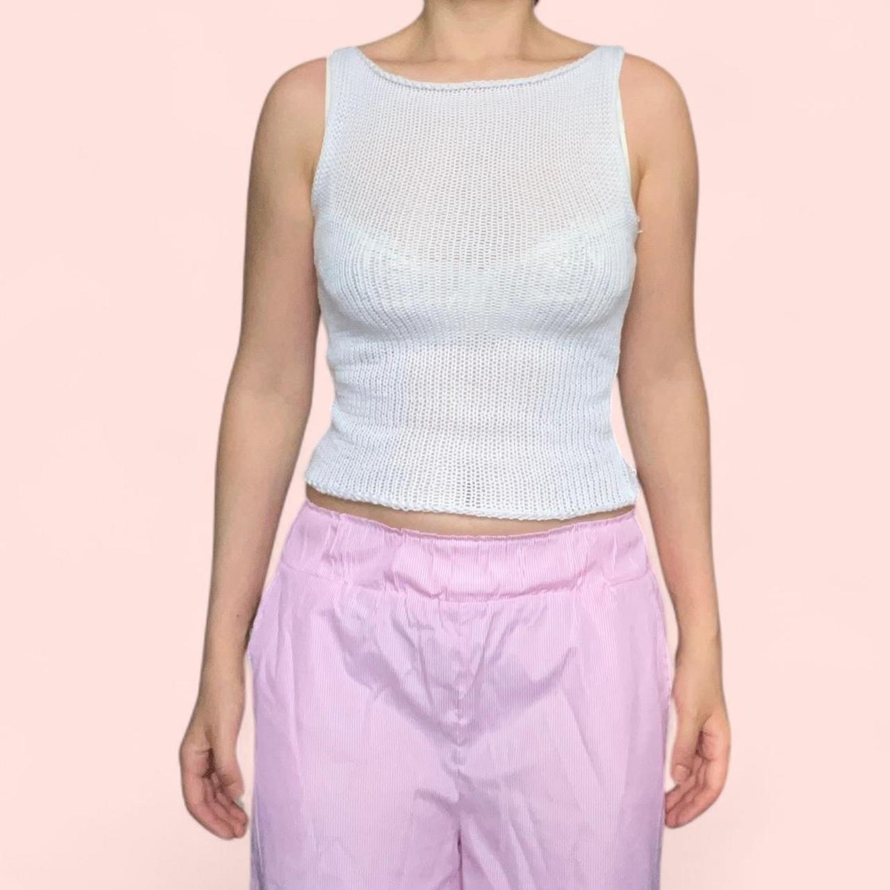 BASICS-WHITE TANK TOP